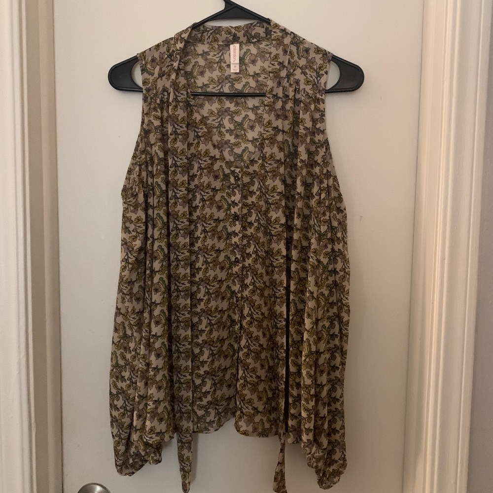 Open Shoulder Blouse